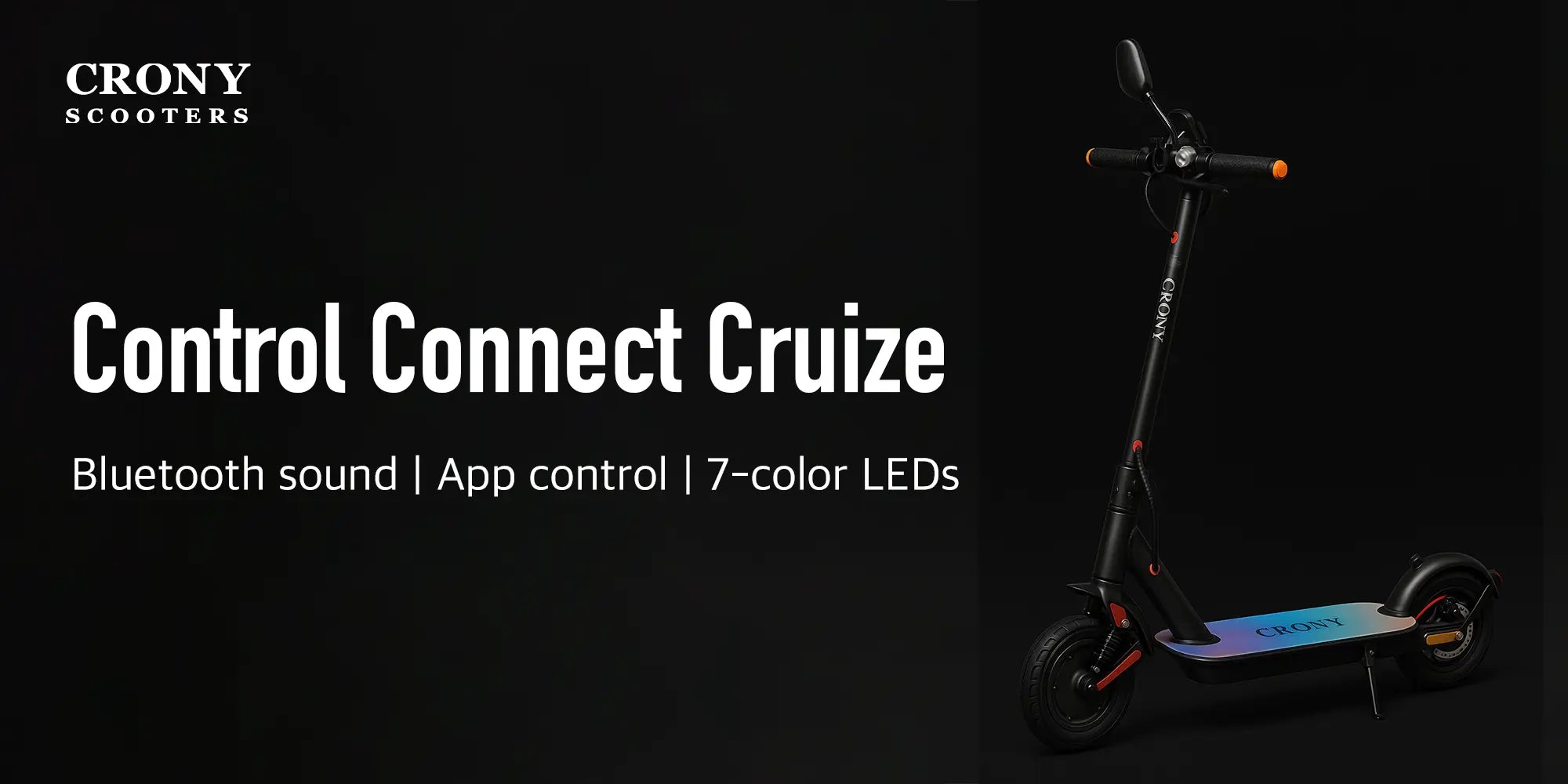 Crony XM M365 High Config – 8” LED Electric Scooter (250W, APP Control) hero 1