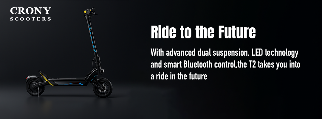Crony T2 – Dual Suspension Electric Scooter hero 2