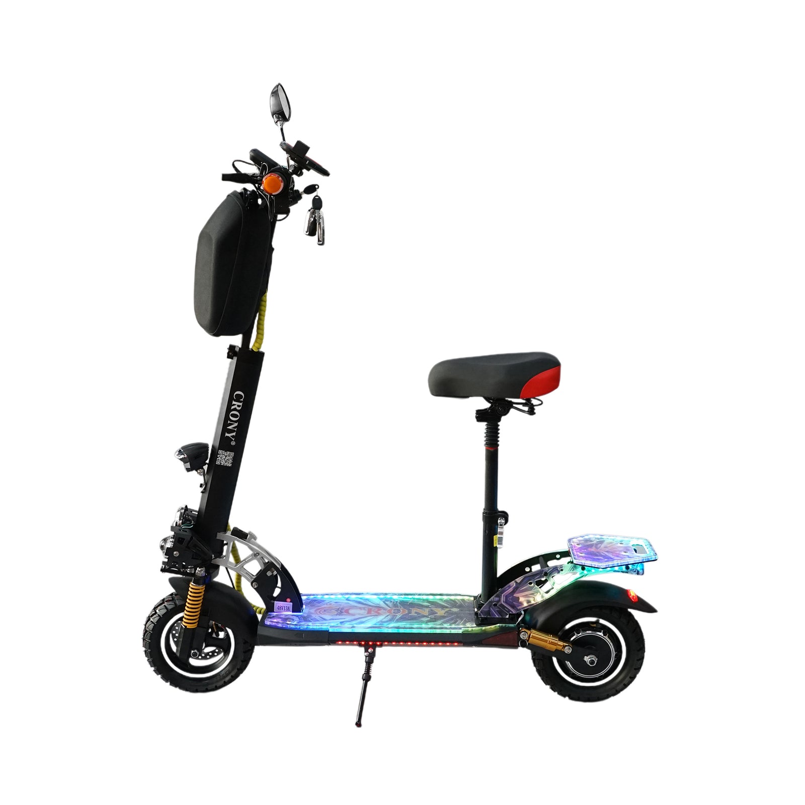 CRONY V10+LED 1500W 10 inch Wide tire High configuration E-Scooter High Speed electric Scooter For Outdoor Road -2
