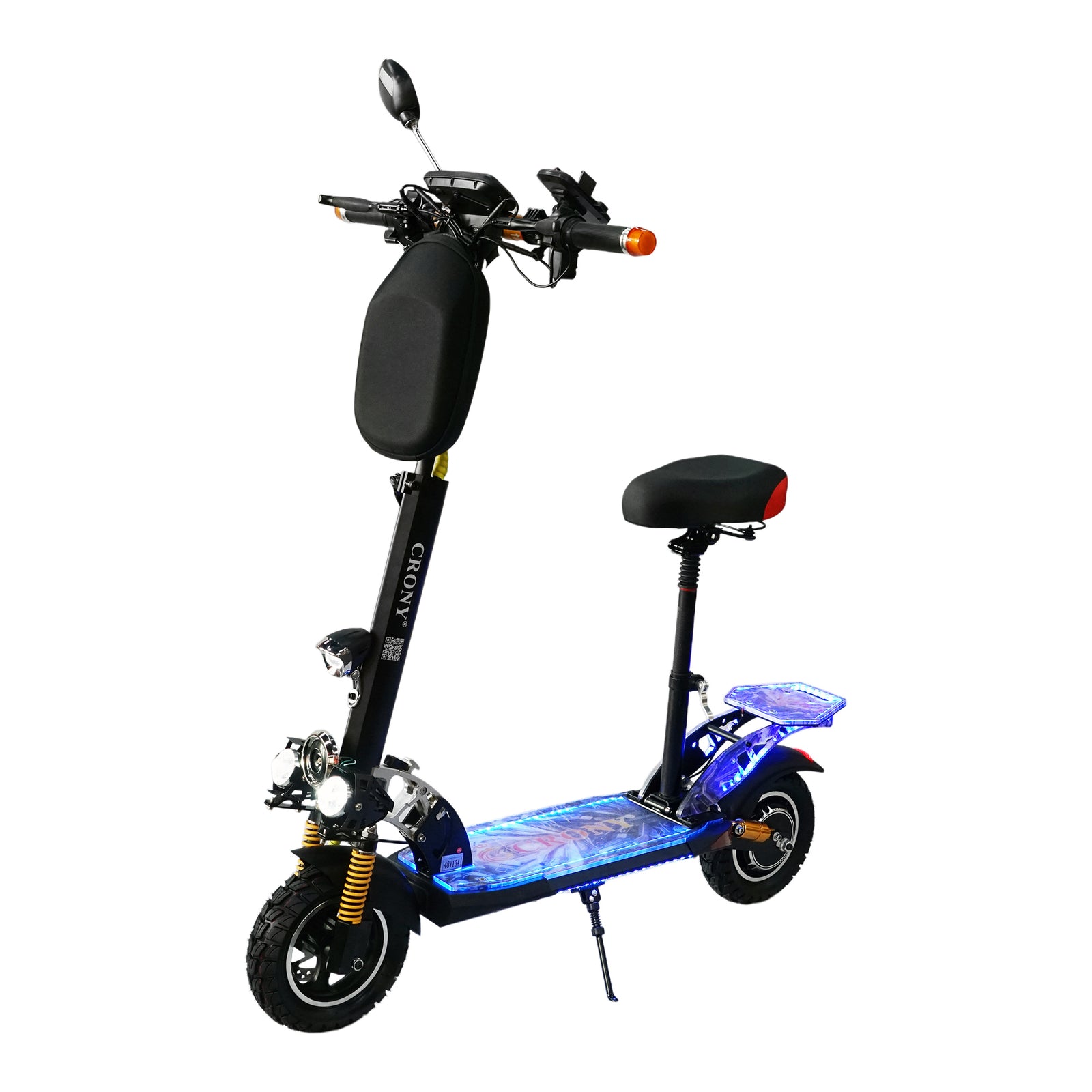 CRONY V10+LED 1500W 10 inch Wide tire High configuration E-Scooter High Speed electric Scooter For Outdoor Road -2