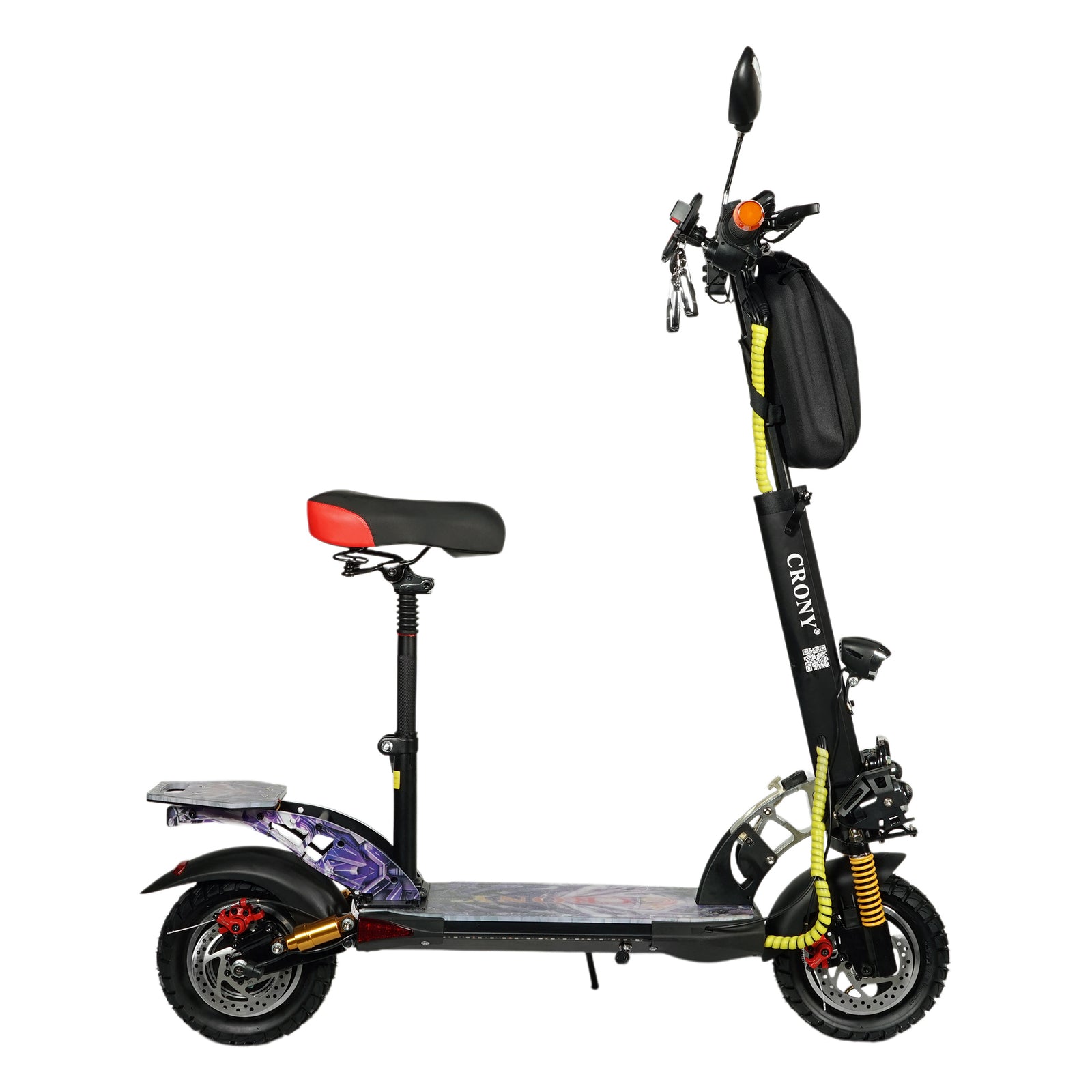 CRONY V10+LED 1500W 10 inch Wide tire High configuration E-Scooter High Speed electric Scooter For Outdoor Road -2
