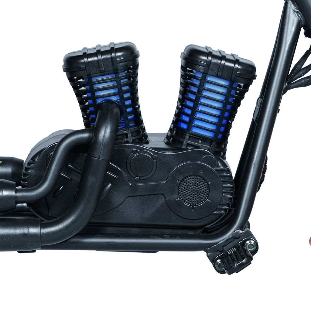 CRONY YY-7S8P Electric Scooter 180W Motor 24V/5.2AH Battery 10-12KM Range Front Suspension Normal Brake LCD Display Harley Motorcycle Electric Motorcycle