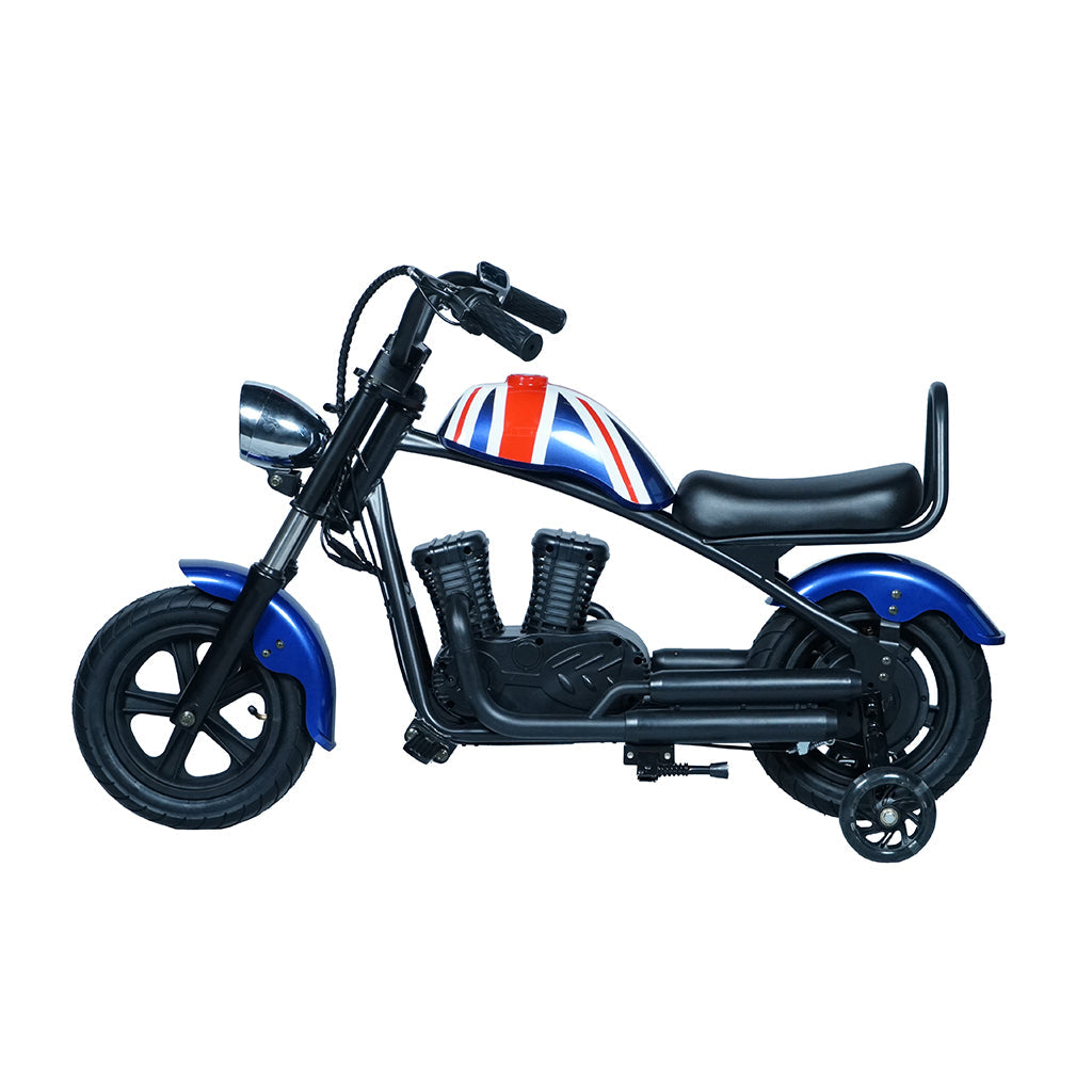 CRONY YY-7S8P Electric Scooter 180W Motor 24V/5.2AH Battery 10-12KM Range Front Suspension Normal Brake LCD Display Harley Motorcycle Electric Motorcycle