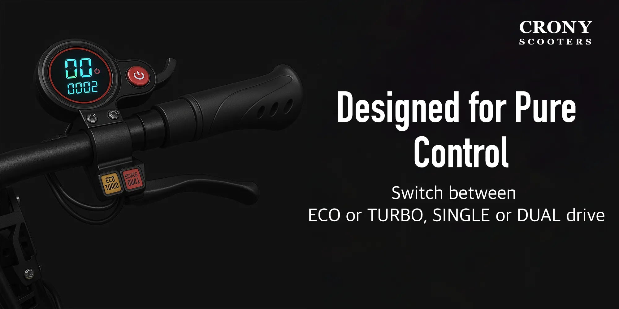 Crony GT-13 – Off-Road Dual Motor Electric Scooter (5000Wx2, 130 KM/H) hero 3