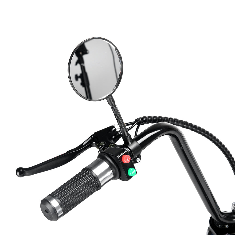 CRONY Small Harley two seat big tires with BT 1000w 60KM/H high power two wheels adult electric scooter motorcycle | orange