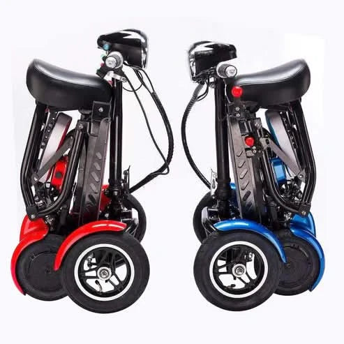 Crony JP-Folding Four-Wheel Mobility Scooter (250W x2, 40 KM Range)