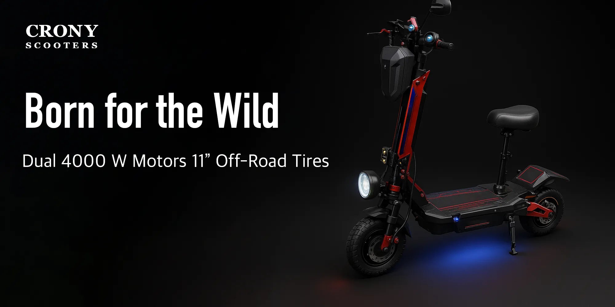Crony MK-11 – Off-Road Dual Motor Electric Scooter (4000Wx2) hero 1