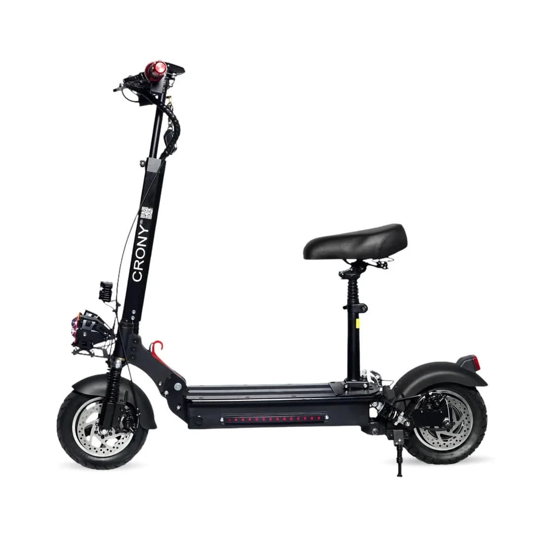 Crony V10 – Big Display Electric Scooter (1200W, 48V/14AH, with Seat)
