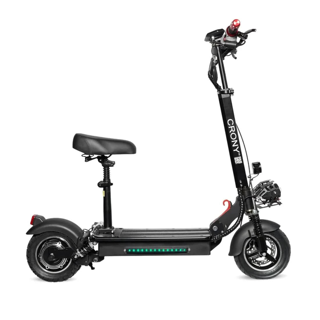 Crony V10 – Big Display Electric Scooter (1200W, 48V/14AH, with Seat)