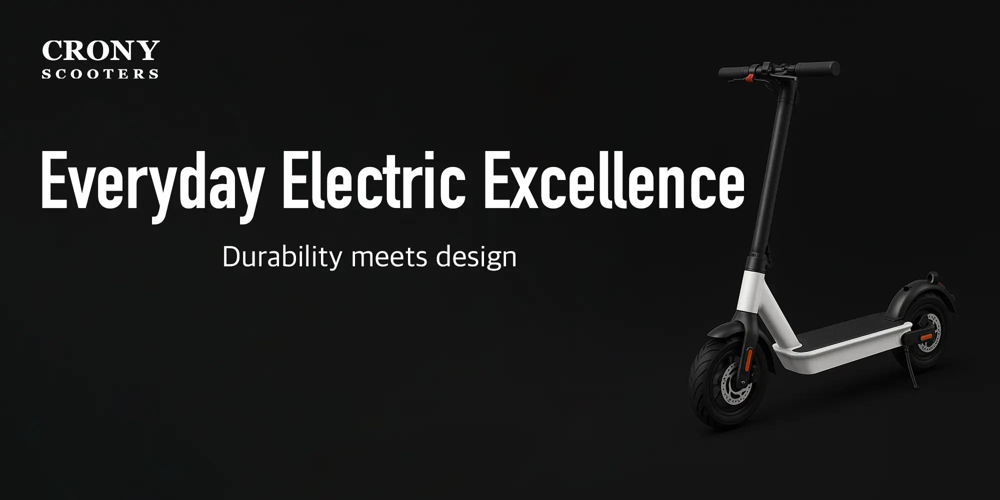 Crony X9 Plus – Long Range Electric Scooter (500W, 65 KM Range) hero 1