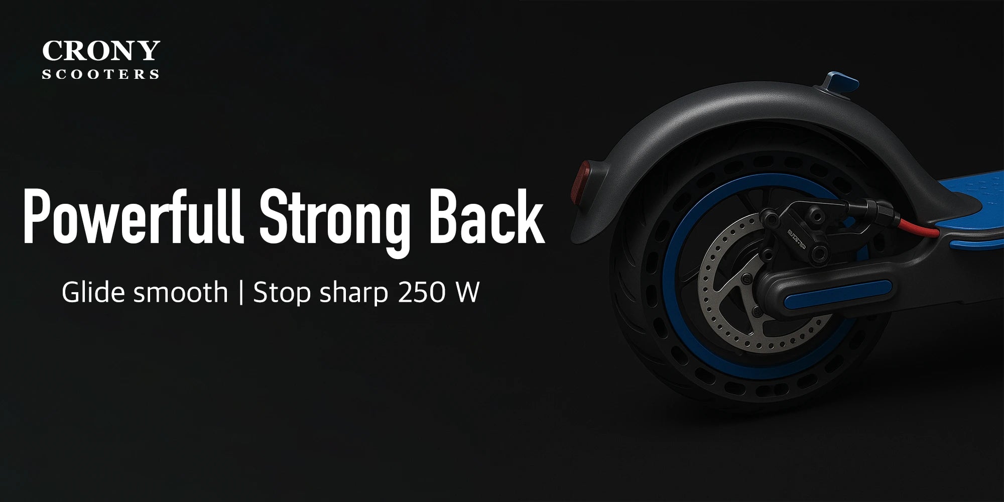 Crony XM M365 – Electric Scooter with Front Suspension (250W, 45KM/H) hero 2