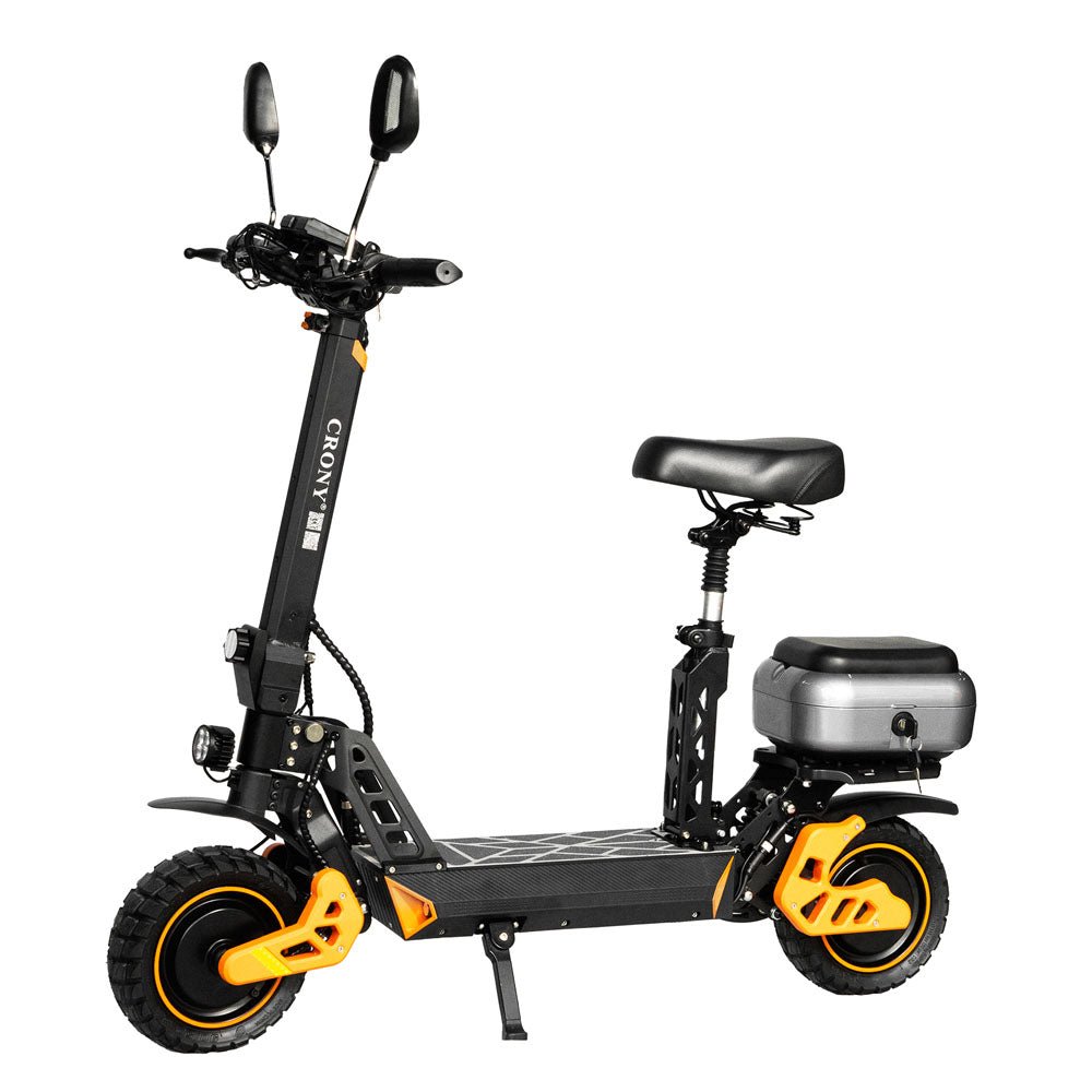 CRONY M4 Max Dual Drive Electric Scooter 1200Wx2 Motors 48V/20AH Battery 35-50KM Range Disc Brakes Front/Rear Suspension