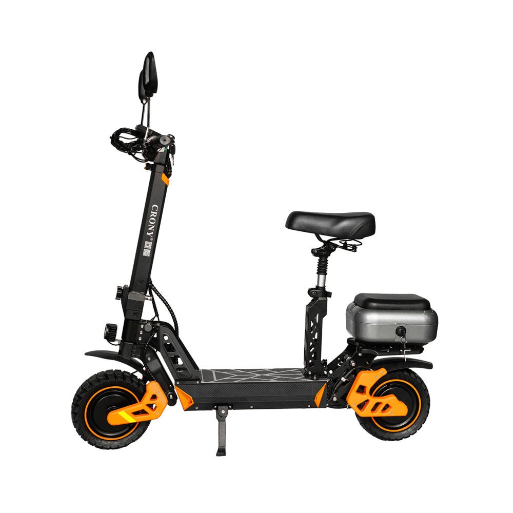 CRONY M4 Max Dual Drive Electric Scooter 1200Wx2 Motors 48V/20AH Battery 35-50KM Range Disc Brakes Front/Rear Suspension