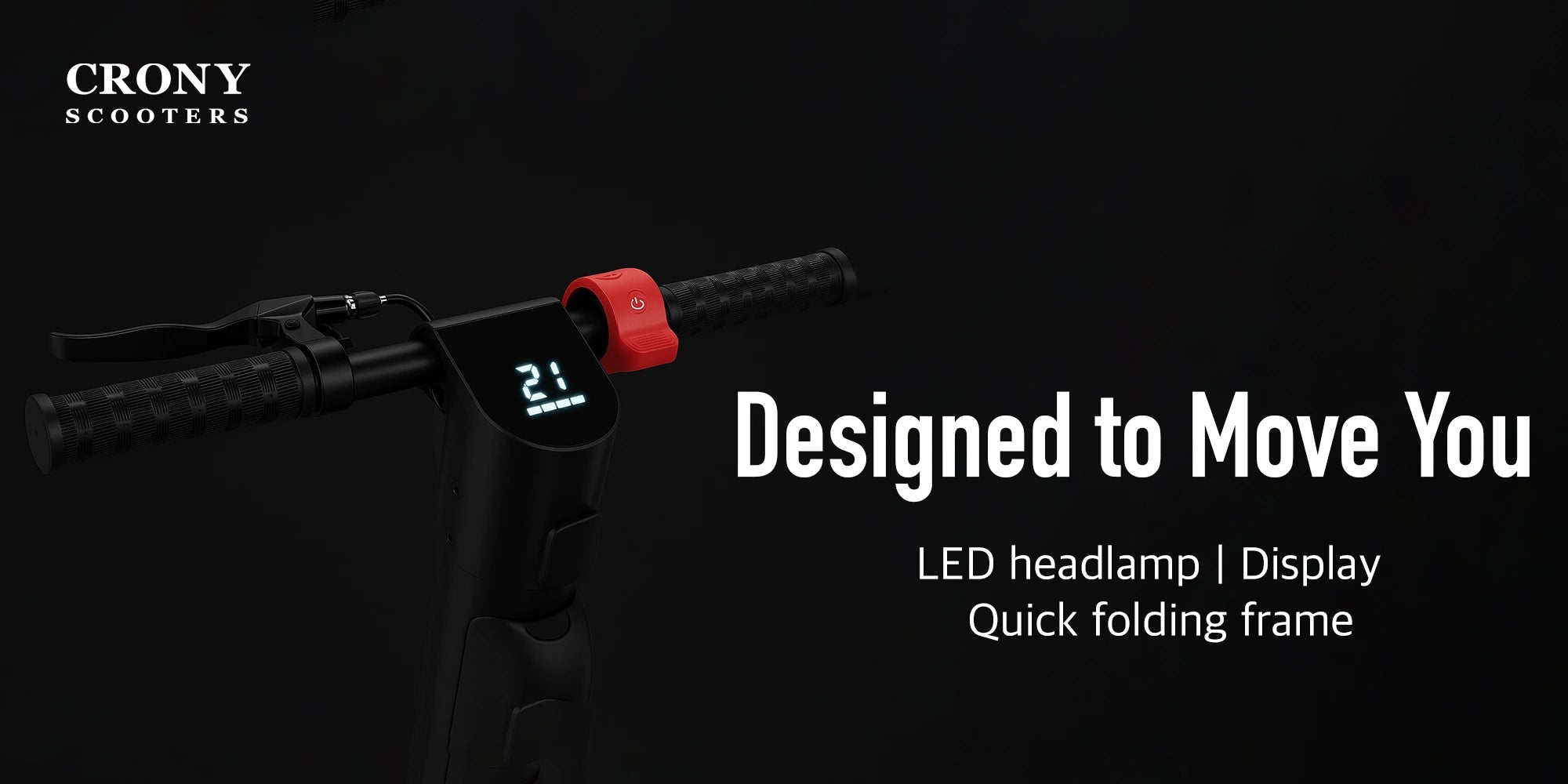 Crony X11 Max – Electric Scooter (450W, 60 KM Range, Detachable Battery) hero 2