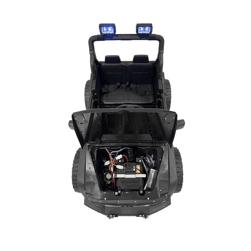 Crony CN-016 – Four-Wheel Dual Seat Kids Car (12V, Remote Control, LED Lights)
