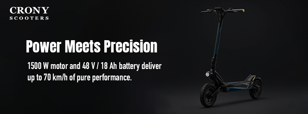 Crony T2 – Dual Suspension Electric Scooter hero 1
