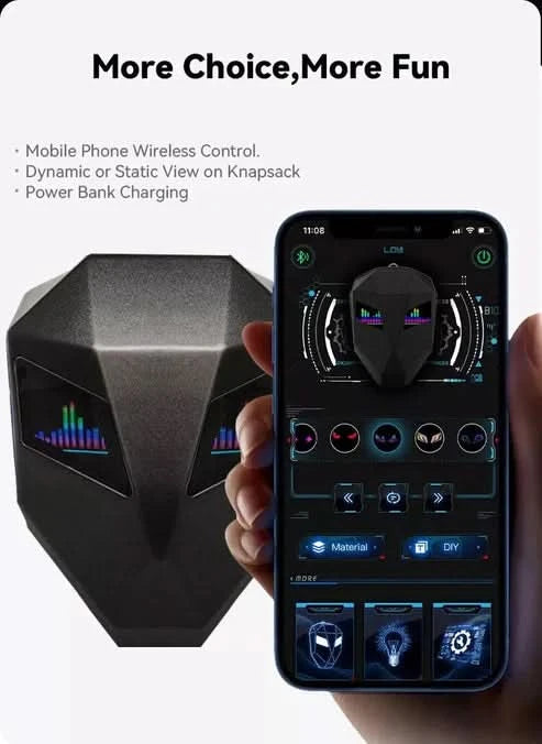 Crony Iron Man LED Backpack