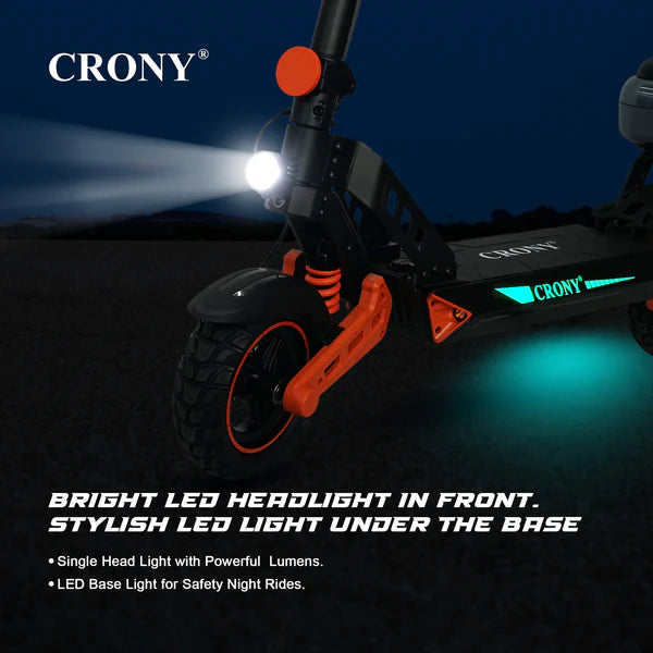 Crony D2 Pro – High Speed Electric Scooter (1500W, 70 KM/H, Dual Suspension)