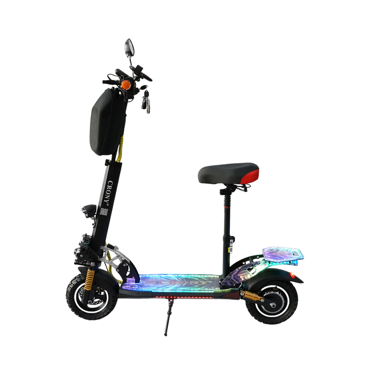 CRONY V10+LED 1500W 10 inch Wide tire High configuration E-Scooter High Speed electric Scooter For Outdoor Road -2
