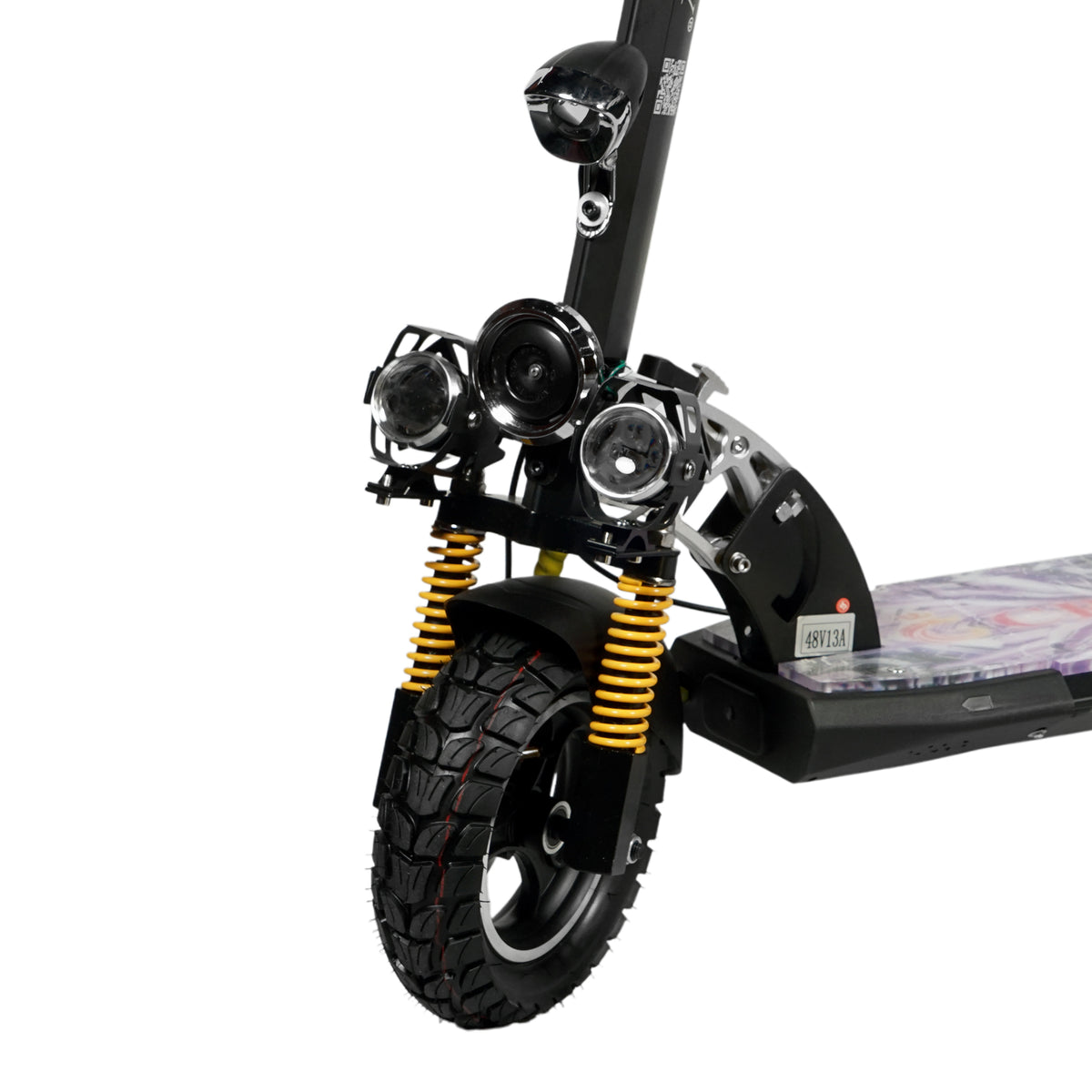 CRONY V10+LED 1500W 10 inch Wide tire High configuration E-Scooter High Speed electric Scooter For Outdoor Road -2