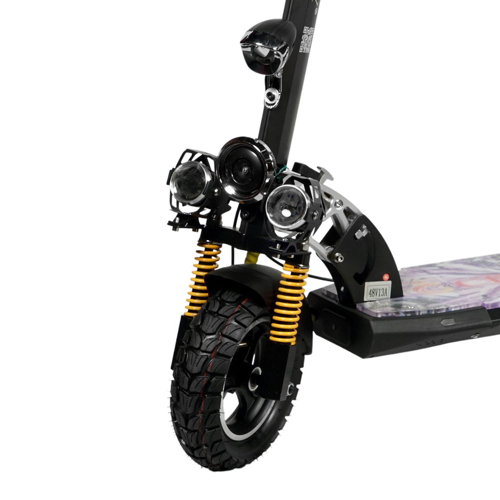 CRONY V10+LED 1500W 10 inch Wide tire High configuration E-Scooter High Speed electric Scooter For Outdoor Road -2