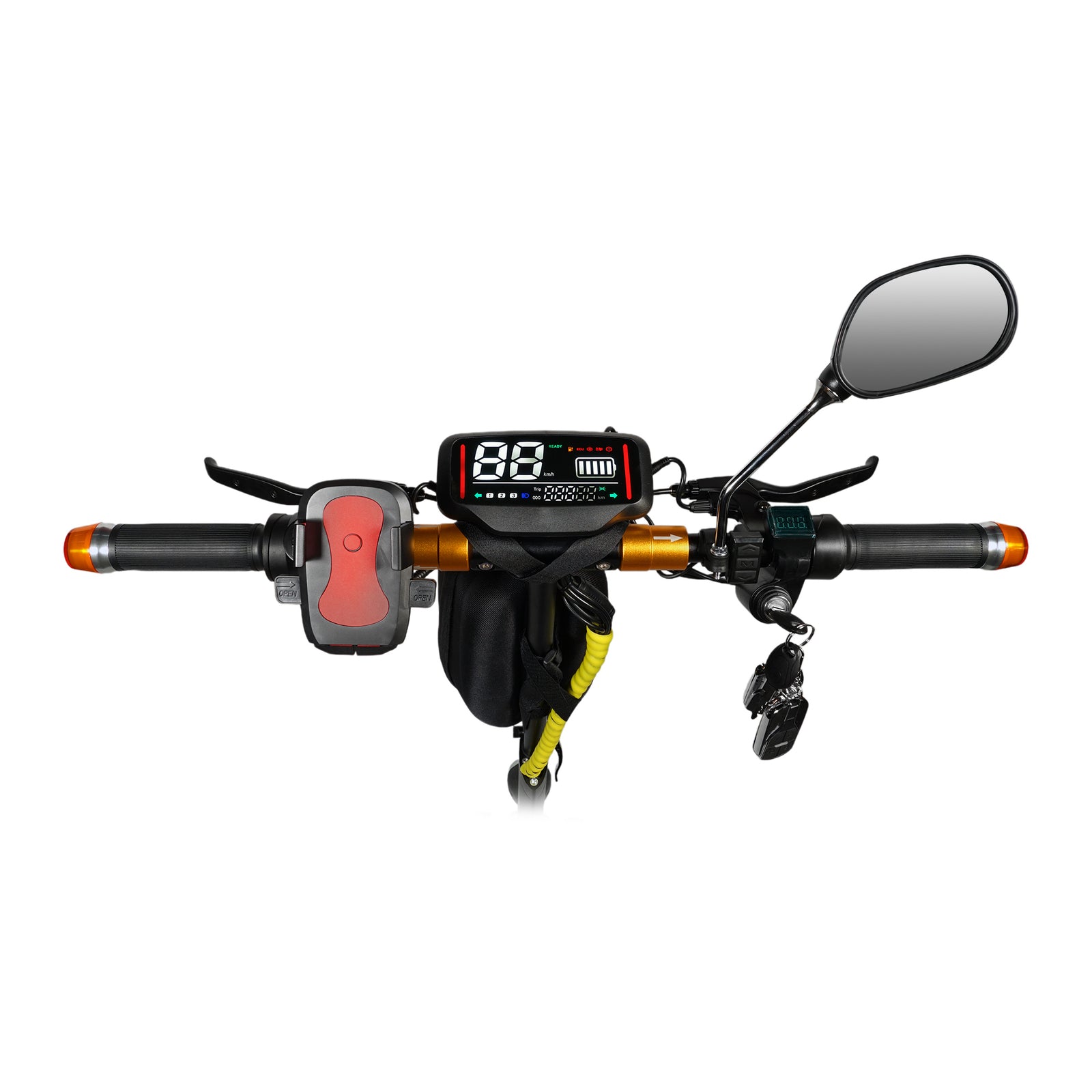 CRONY V10+LED 1500W 10 inch Wide tire High configuration E-Scooter High Speed electric Scooter For Outdoor Road -2