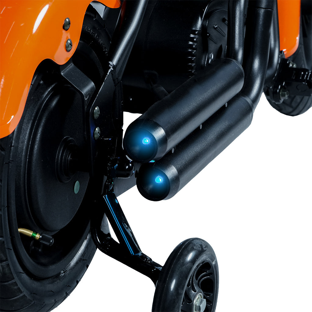 CRONY YY-7S8P Electric Scooter 180W Motor 24V/5.2AH Battery 10-12KM Range Front Suspension Normal Brake LCD Display Harley Motorcycle Electric Motorcycle