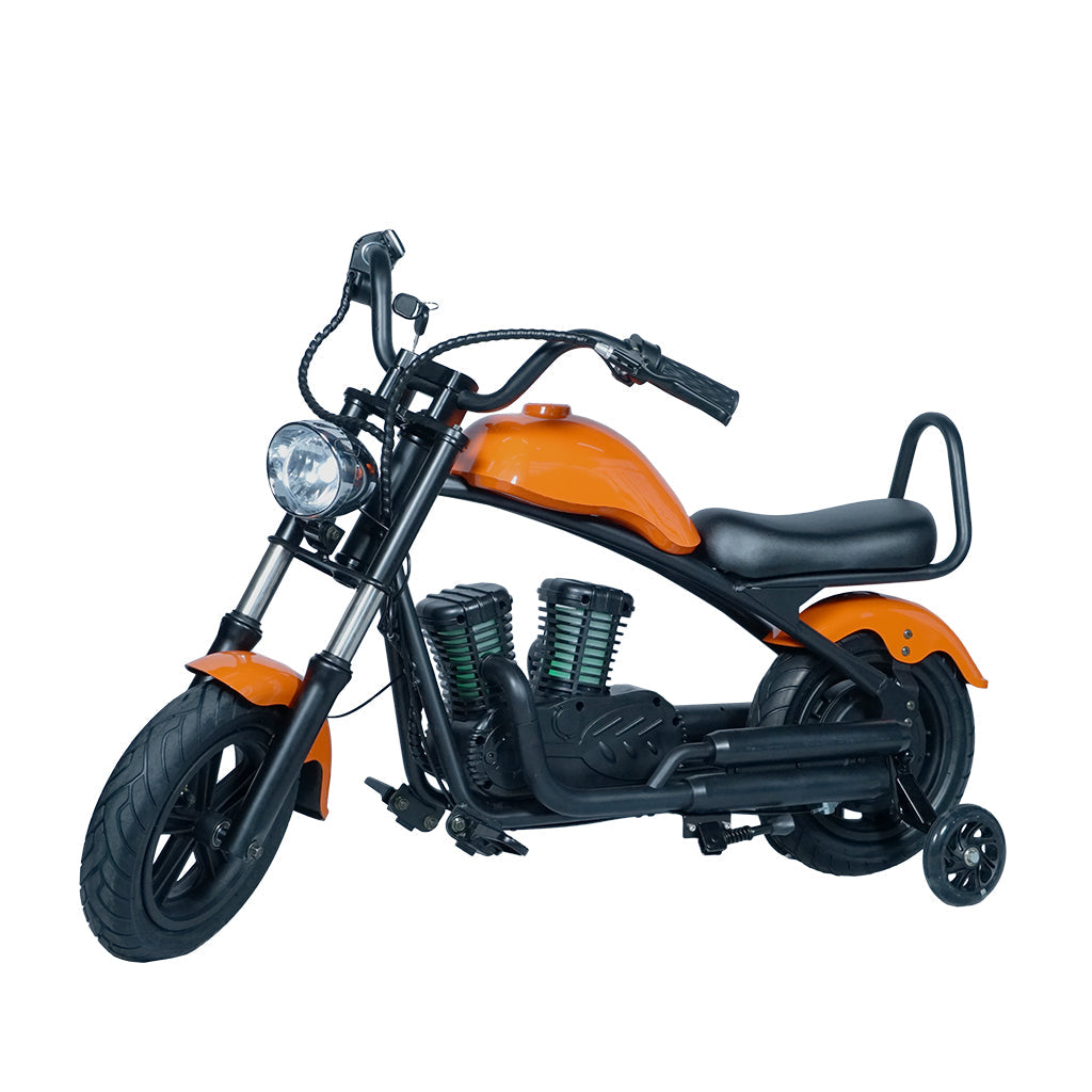 CRONY YY-7S8P Electric Scooter 180W Motor 24V/5.2AH Battery 10-12KM Range Front Suspension Normal Brake LCD Display Harley Motorcycle Electric Motorcycle