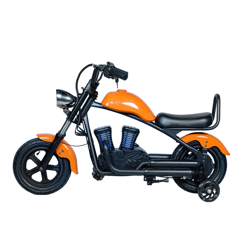 CRONY YY-7S8P Electric Scooter 180W Motor 24V/5.2AH Battery 10-12KM Range Front Suspension Normal Brake LCD Display Harley Motorcycle Electric Motorcycle