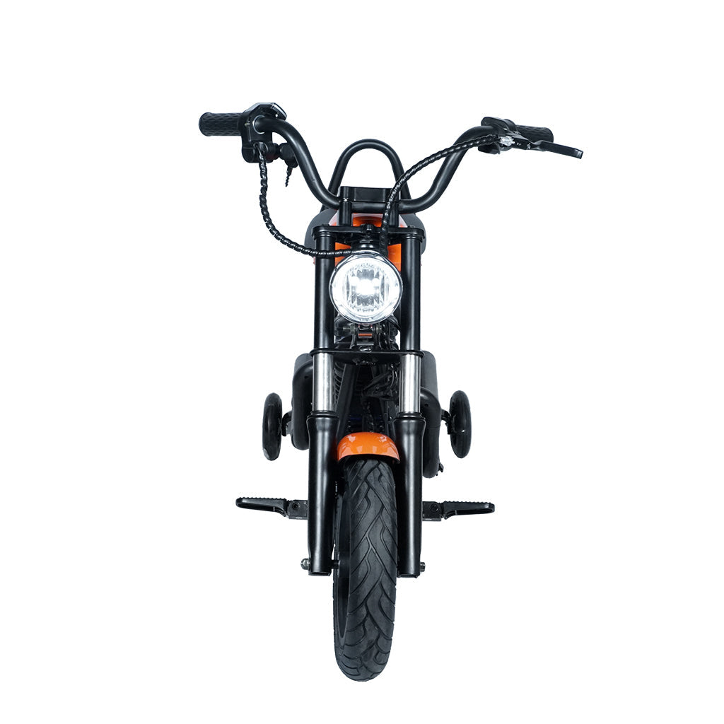 CRONY YY-7S8P Electric Scooter 180W Motor 24V/5.2AH Battery 10-12KM Range Front Suspension Normal Brake LCD Display Harley Motorcycle Electric Motorcycle