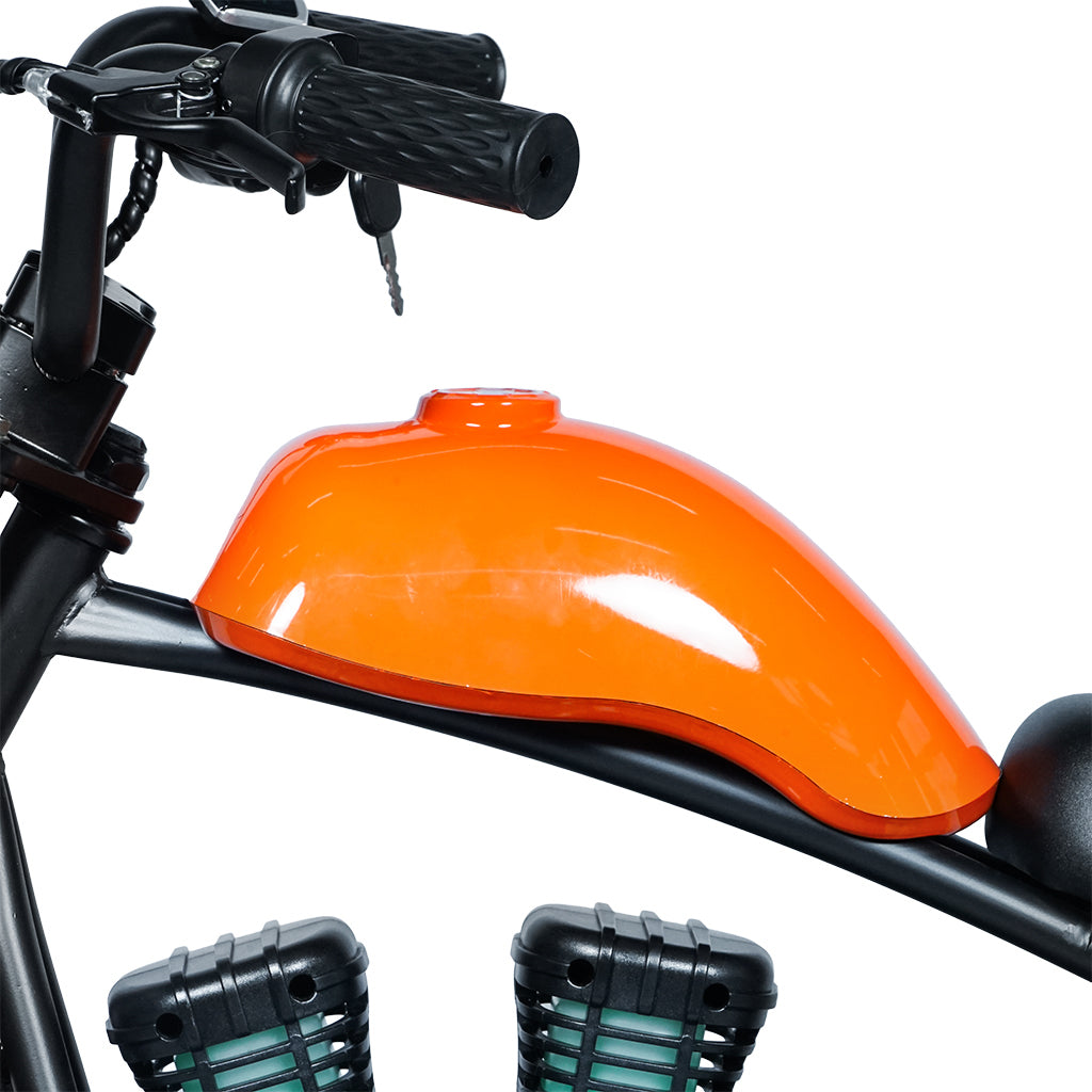 CRONY YY-7S8P Electric Scooter 180W Motor 24V/5.2AH Battery 10-12KM Range Front Suspension Normal Brake LCD Display Harley Motorcycle Electric Motorcycle