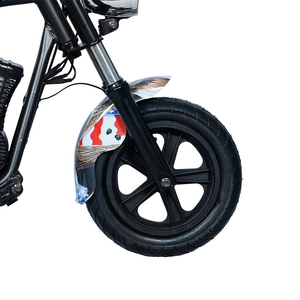 CRONY YY-7S8P Electric Scooter 180W Motor 24V/5.2AH Battery 10-12KM Range Front Suspension Normal Brake LCD Display Harley Motorcycle Electric Motorcycle