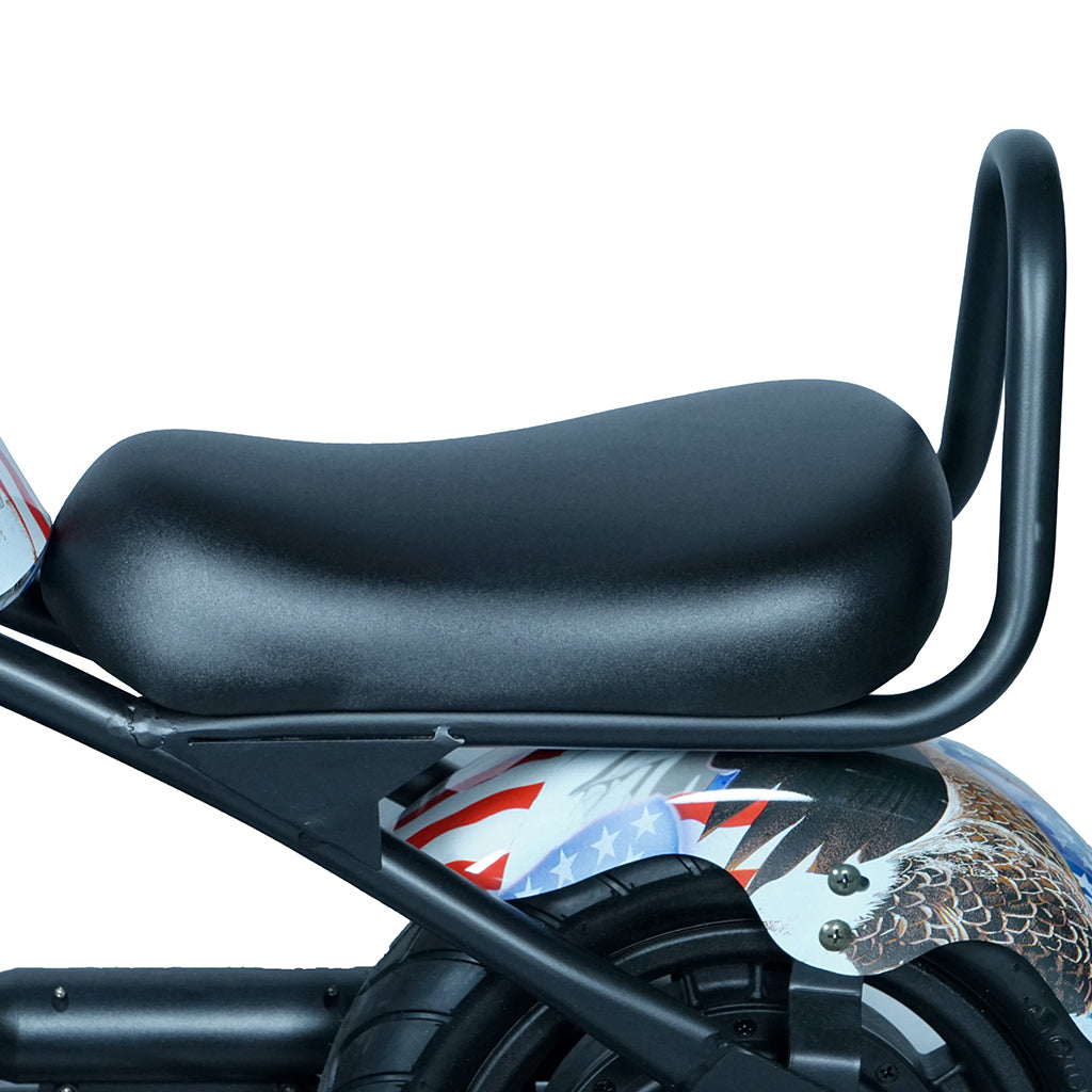 CRONY YY-7S8P Electric Scooter 180W Motor 24V/5.2AH Battery 10-12KM Range Front Suspension Normal Brake LCD Display Harley Motorcycle Electric Motorcycle