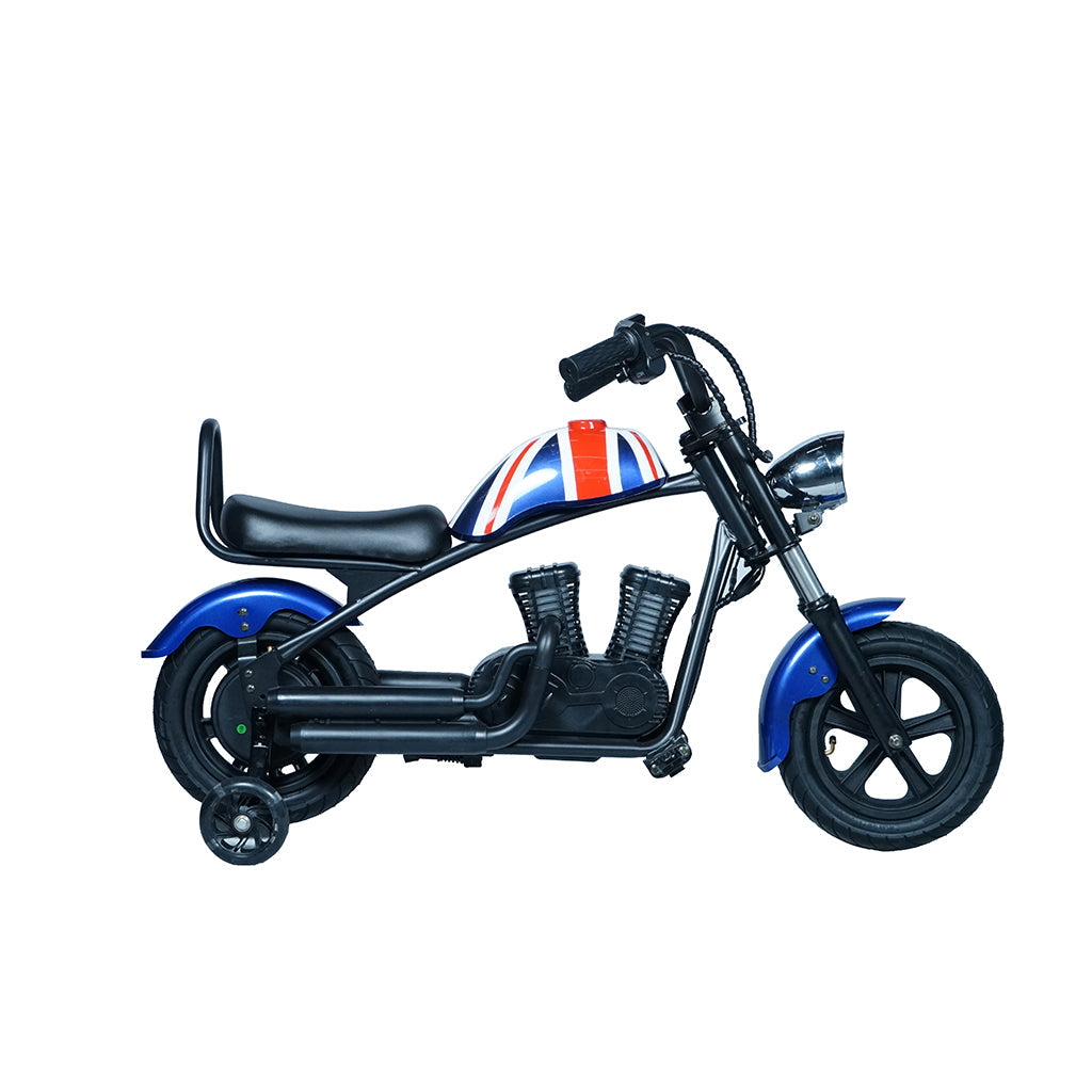 CRONY YY-7S8P Electric Scooter 180W Motor 24V/5.2AH Battery 10-12KM Range Front Suspension Normal Brake LCD Display Harley Motorcycle Electric Motorcycle