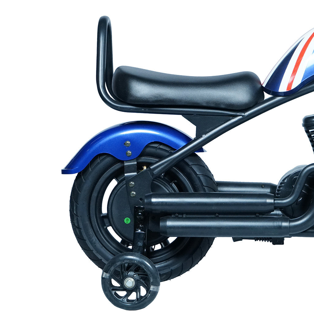 CRONY YY-7S8P Electric Scooter 180W Motor 24V/5.2AH Battery 10-12KM Range Front Suspension Normal Brake LCD Display Harley Motorcycle Electric Motorcycle