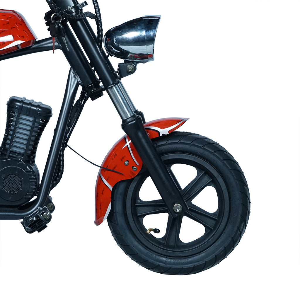 CRONY YY-7S8P Electric Scooter 180W Motor 24V/5.2AH Battery 10-12KM Range Front Suspension Normal Brake LCD Display Harley Motorcycle Electric Motorcycle