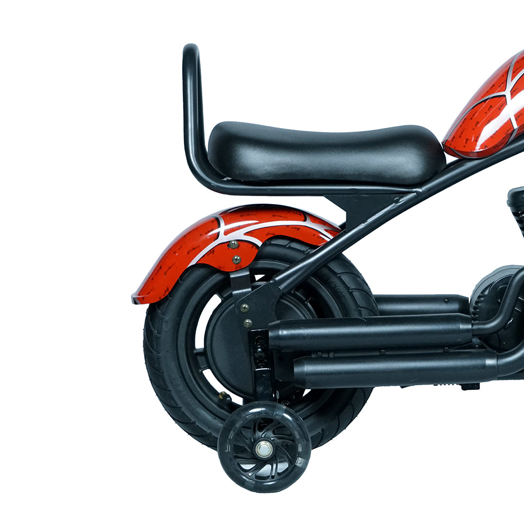 CRONY YY-7S8P Electric Scooter 180W Motor 24V/5.2AH Battery 10-12KM Range Front Suspension Normal Brake LCD Display Harley Motorcycle Electric Motorcycle