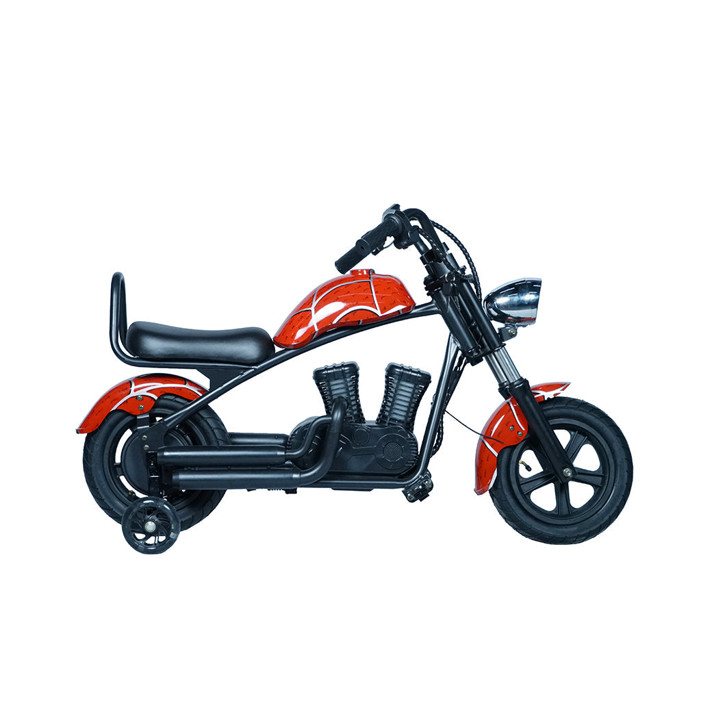 CRONY YY-7S8P Electric Scooter 180W Motor 24V/5.2AH Battery 10-12KM Range Front Suspension Normal Brake LCD Display Harley Motorcycle Electric Motorcycle