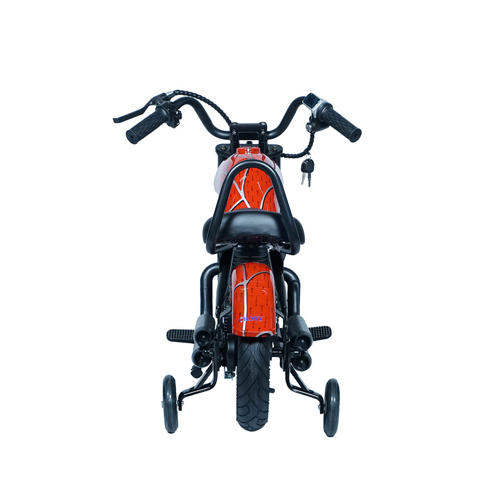 CRONY YY-7S8P Electric Scooter 180W Motor 24V/5.2AH Battery 10-12KM Range Front Suspension Normal Brake LCD Display Harley Motorcycle Electric Motorcycle