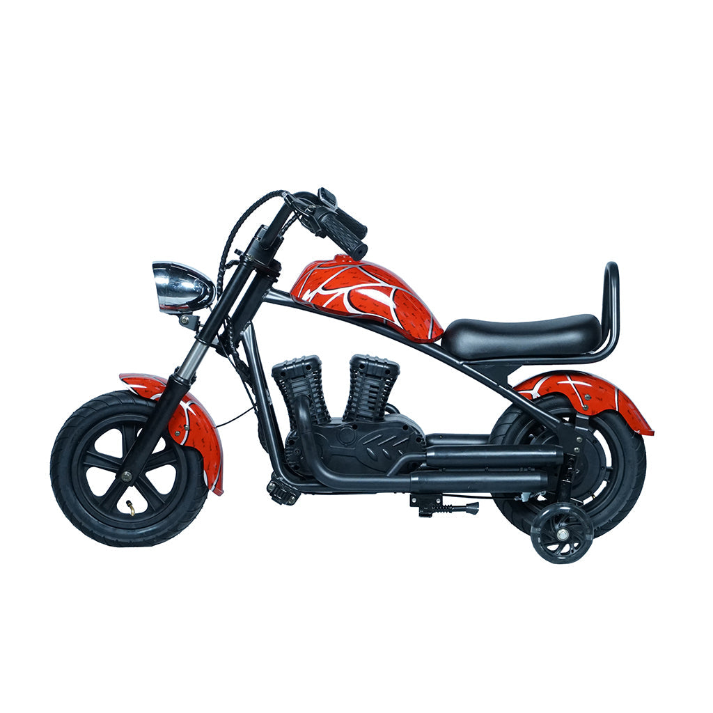 CRONY YY-7S8P Electric Scooter 180W Motor 24V/5.2AH Battery 10-12KM Range Front Suspension Normal Brake LCD Display Harley Motorcycle Electric Motorcycle