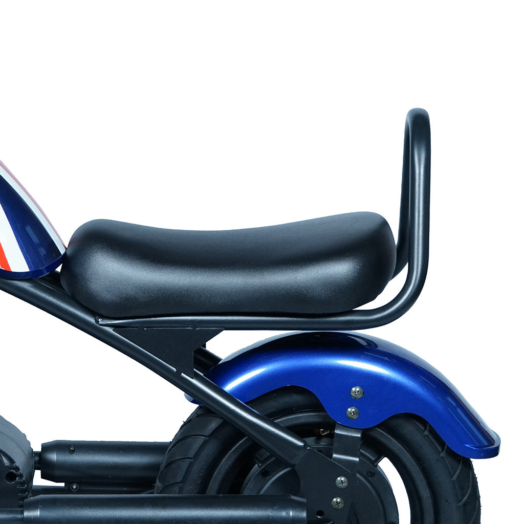 CRONY YY-7S8P Electric Scooter 180W Motor 24V/5.2AH Battery 10-12KM Range Front Suspension Normal Brake LCD Display Harley Motorcycle Electric Motorcycle