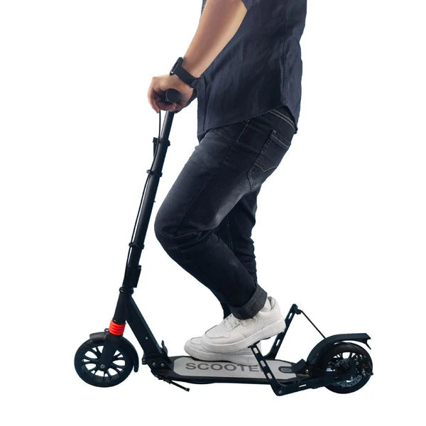 Crony Foot Pedal Scooter – Dual Pedal Manual Scooter (Foldable, 16 KM/H)