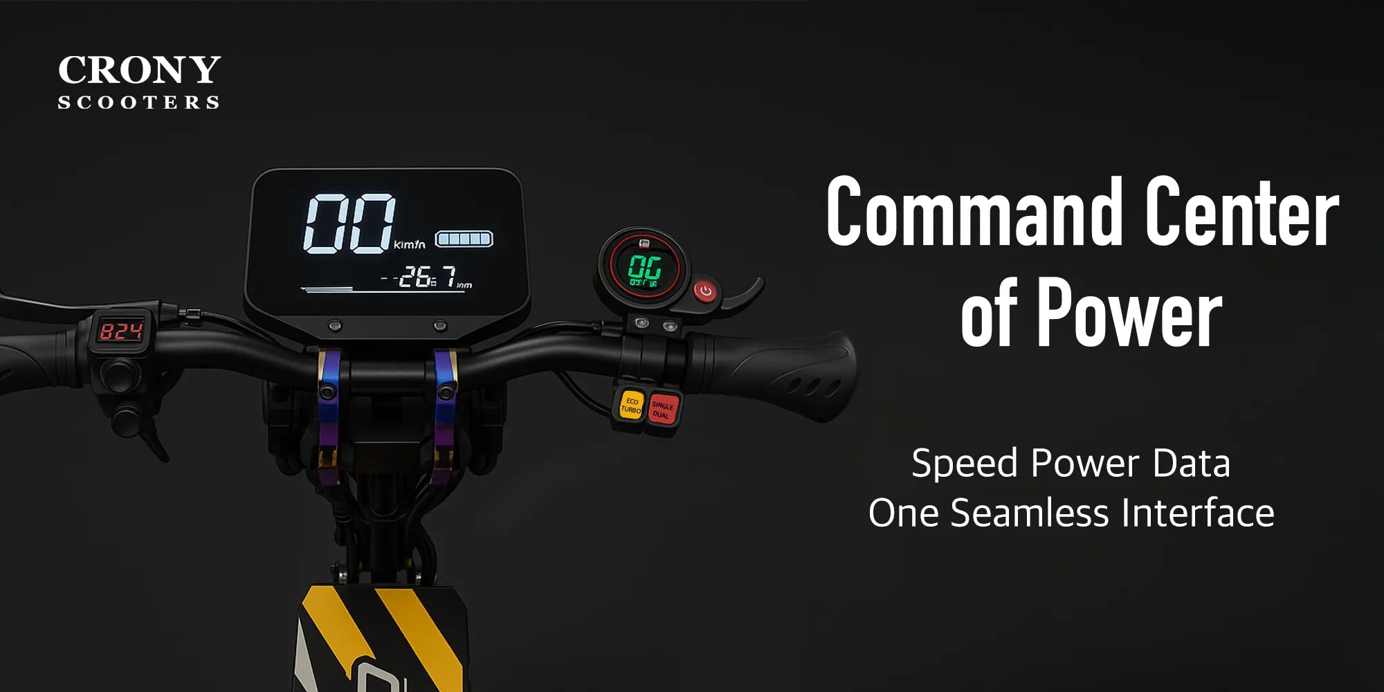 Crony GT-13 – Off-Road Dual Motor Electric Scooter (5000Wx2, 130 KM/H) hero 4