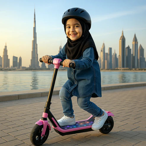 Crony HL-B1 – Kids Electric Scooter (110W, LED Lights, Bluetooth)