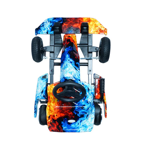 Crony JL001-04 – Kids Electric Amusement Kart (250W, LED Wheels, Safety Kit)