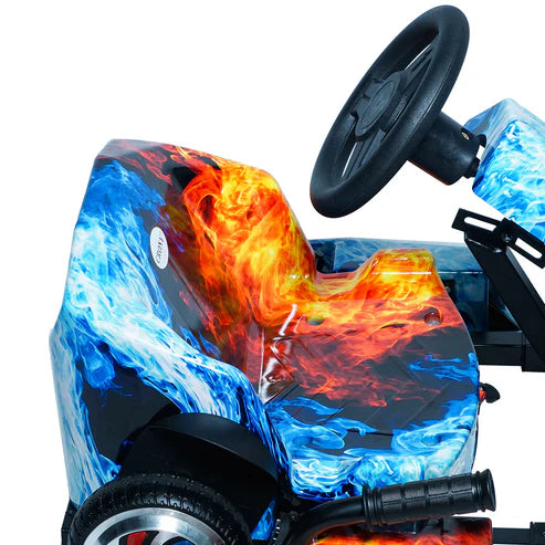Crony JL001-04 – Kids Electric Amusement Kart (250W, LED Wheels, Safety Kit)