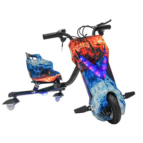 Crony JL009 – Kids Electric Drifting Scooter (250W, LED Lights, Bluetooth)
