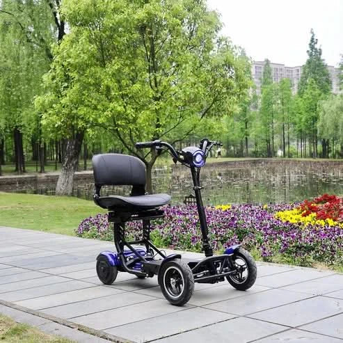 Crony JP-Folding Four-Wheel Mobility Scooter (250W x2, 40 KM Range)