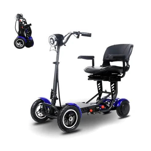 Crony JP-Folding Four-Wheel Mobility Scooter (250W x2, 40 KM Range)