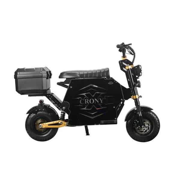 Crony L8 – Small Electric Motorcycle (4000Wx2, 95 KM/H, 100 KM Range)